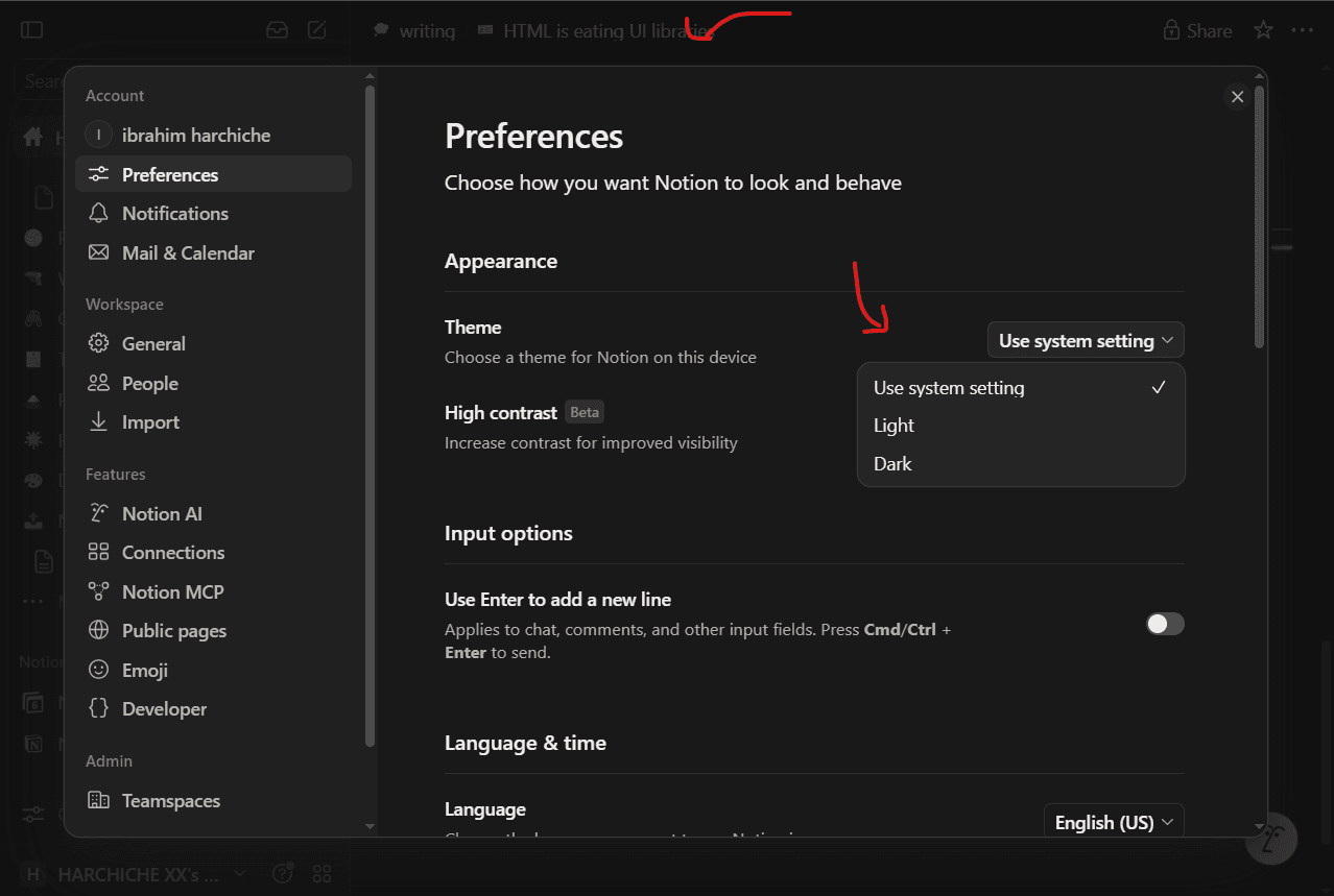 Notion Dialog Example